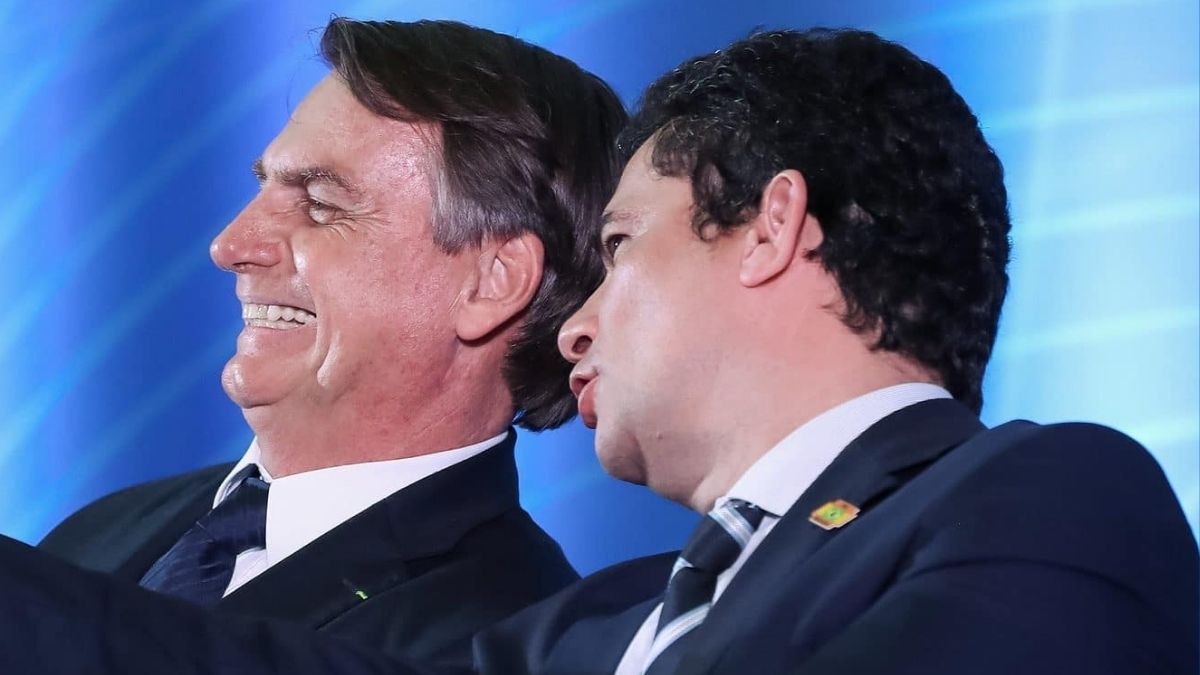 Presidente Jair Bolsonaro com o então ministro da Justiça, Sérgio Moro - Foto: Marcos Corrêa.