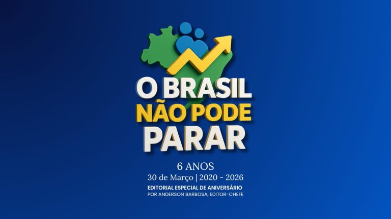 Anderson Barbosa, Editor-Chefe do Portal O Brasil Não Pode Parar, celebra 6 anos de fundação