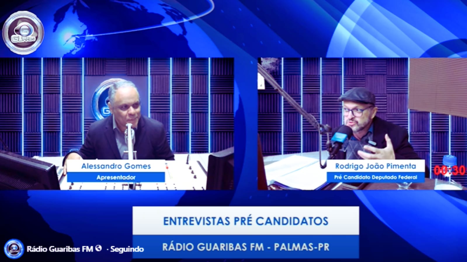 João Pimenta abre série de entrevistas na Rádio Guaribas FM - Foto: Reprodução/Facebook